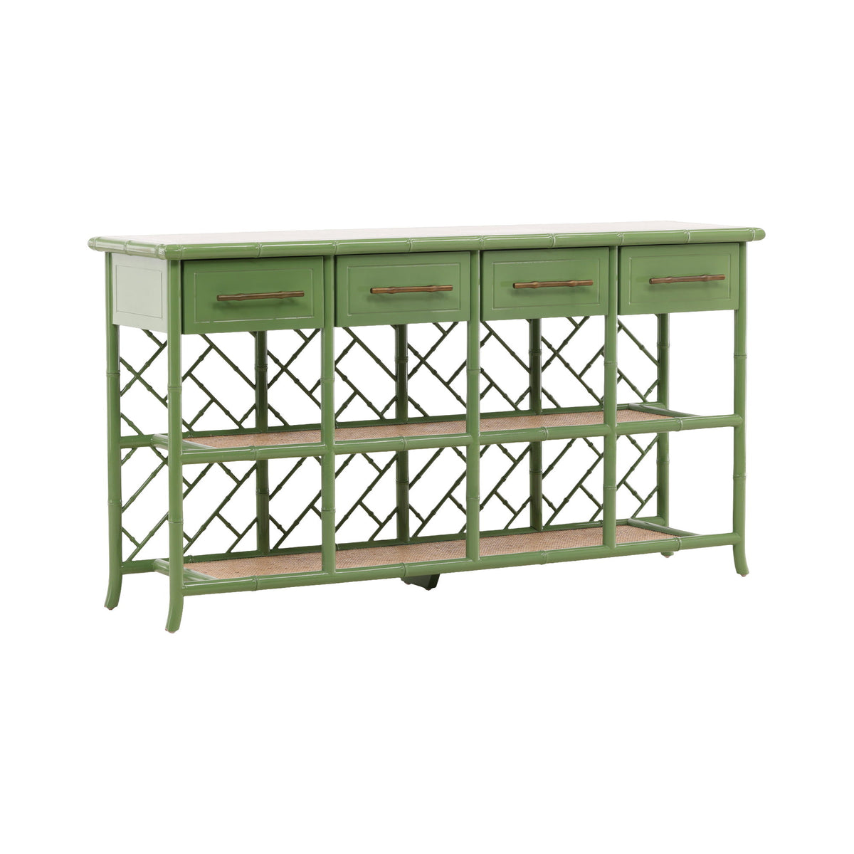 Trellis - Bamboo Sideboard - Green