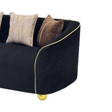 Sofa With Metallic Accents