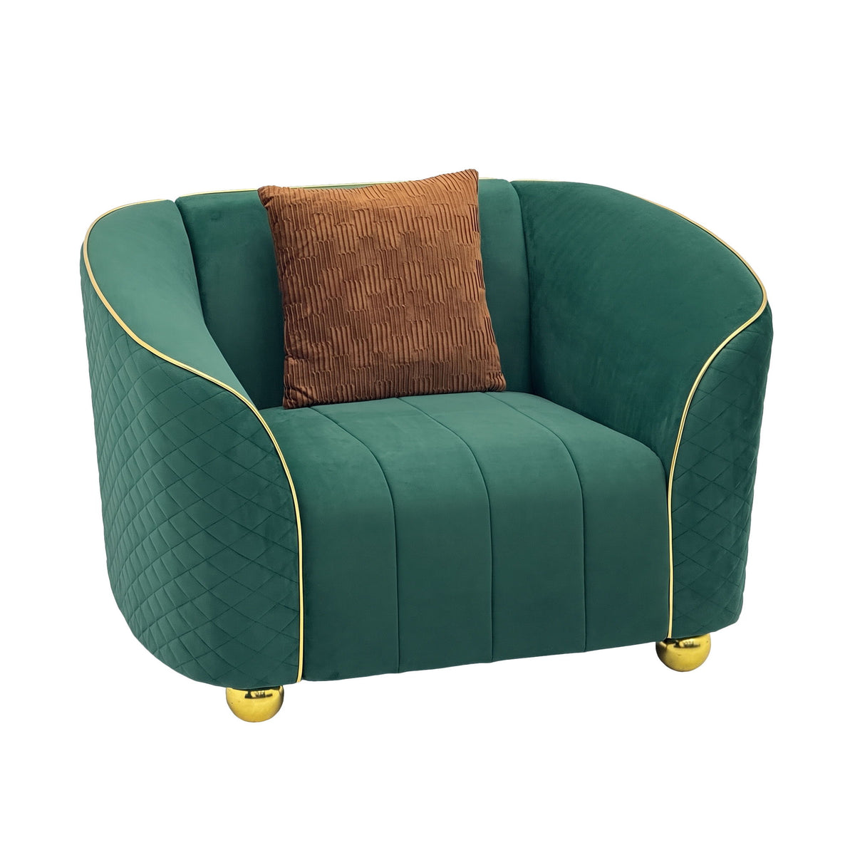 Single Sofa & Deep Seating And Durable Frame