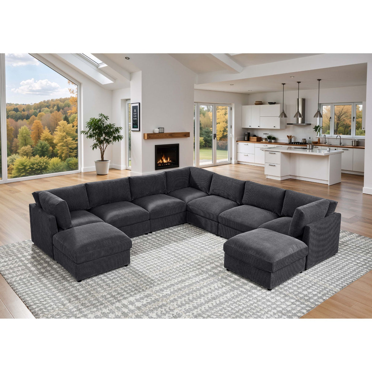 Modular Sectional With Custom Configuration