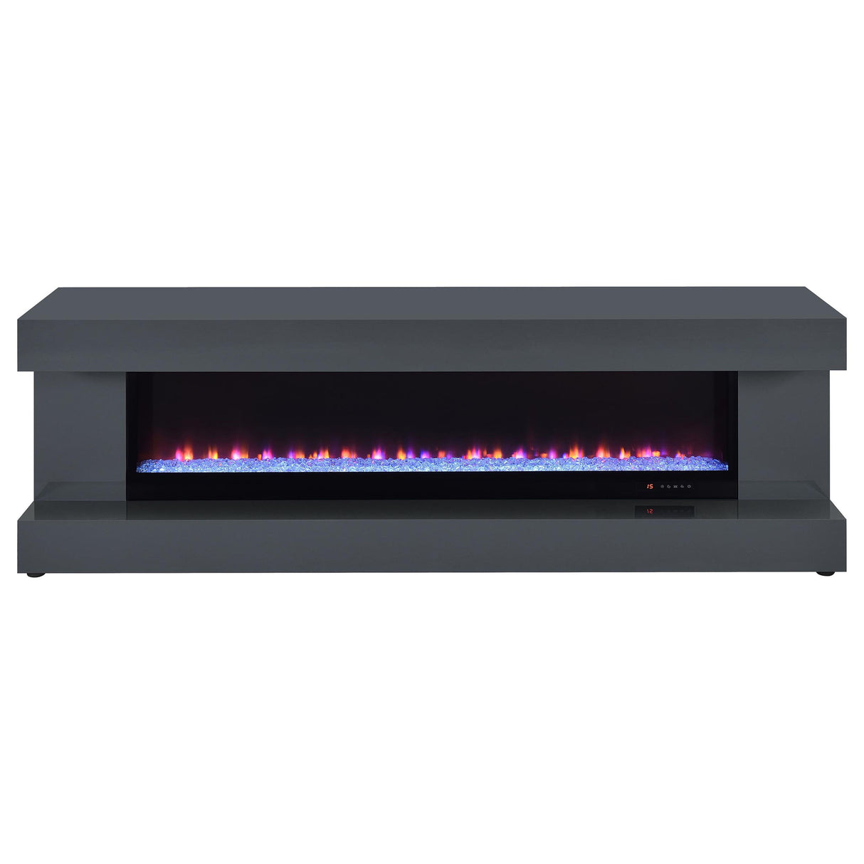TV Stand Fireplace Console With Bluetooth Speaker
