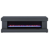 TV Stand Fireplace Console With Bluetooth Speaker