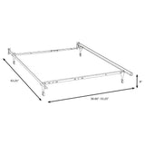 Julian - Twin / Full Bed Frame - Black