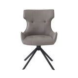 Damita - Side Chair With Swivel (Set of 2) - Camel