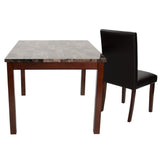 Dining Table With 4 Upholstered Side Chairs