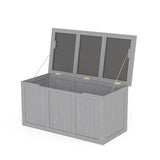 Outdoor Deck Box, Storage With Seat & Table Top