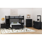 Hampton Kids - Loft With Staircase And Desk With Speaker Bedroom Set