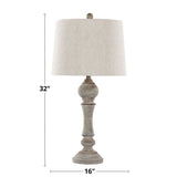 Winston - Farmhouse Poly Table Lamp (Set of 2)