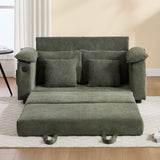 Upholstered Futon Convertible Floor Sofa Bed
