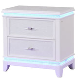 Opium - 2 Drawer Nightstand - White