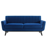 79 - Inch Engage Performance Velvet Channel Tufted Loveseat - Loveseats available at Alpine Outlets in Denver