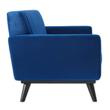 79 - Inch Engage Performance Velvet Channel Tufted Loveseat - Loveseats available at Alpine Outlets in Denver