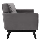 79 - Inch Engage Performance Velvet Channel Tufted Loveseat - Loveseats available at Alpine Outlets in Denver