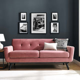 79 Inch Mid - Century Modern Performance Velvet Loveseat - Loveseats available at Alpine Outlets in Denver