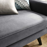 79 Inch Mid - Century Modern Performance Velvet Loveseat - Loveseats available at Alpine Outlets in Denver