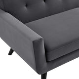 79 Inch Mid - Century Modern Performance Velvet Loveseat - Loveseats available at Alpine Outlets in Denver