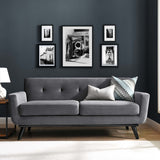 79 Inch Mid - Century Modern Performance Velvet Loveseat - Loveseats available at Alpine Outlets in Denver