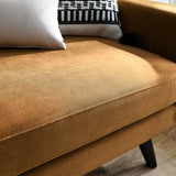 79 Inch Mid - Century Modern Performance Velvet Loveseat - Loveseats available at Alpine Outlets in Denver
