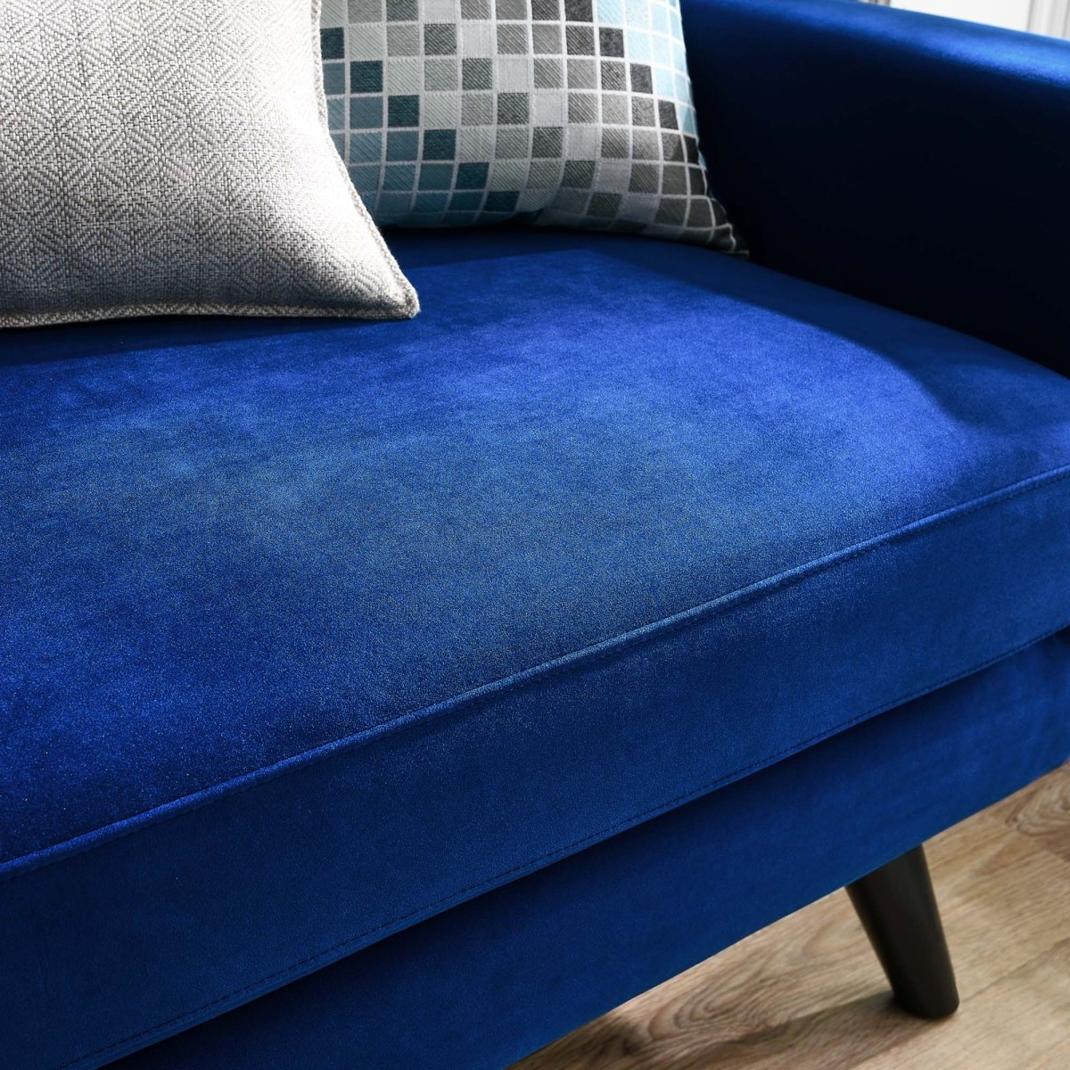 79 Inch Mid - Century Modern Performance Velvet Loveseat - Loveseats available at Alpine Outlets in Denver