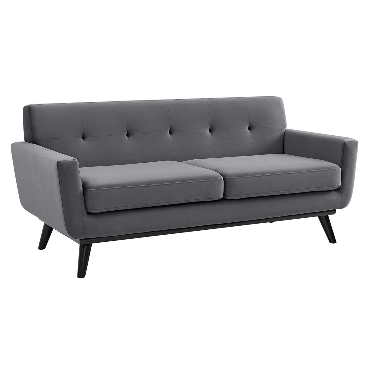 79 Inch Mid - Century Modern Performance Velvet Loveseat - Loveseats available at Alpine Outlets in Denver