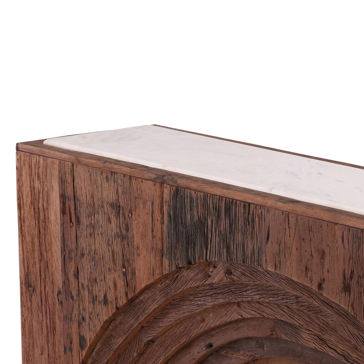 Cole - Console - Dark Brown / Beige