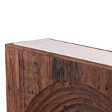Cole - Console - Dark Brown / Beige