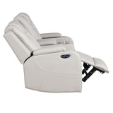 Benz - Power Reclining Loveseat With LED Lighting And Built In USB