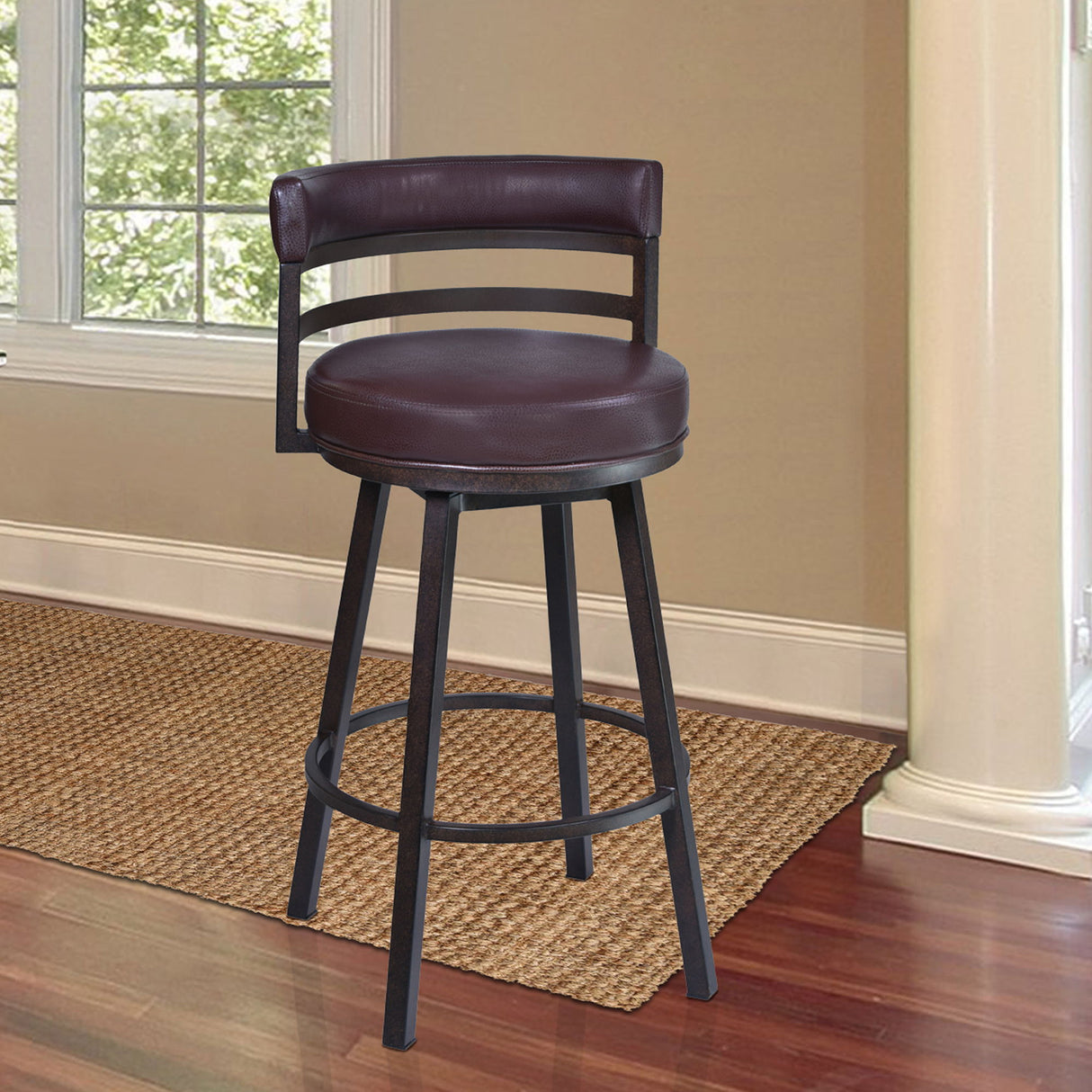 Madrid - Swivel Bar Stool - Auburn Bay