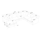 Upholstered Modular Sectional & Custom Configuration