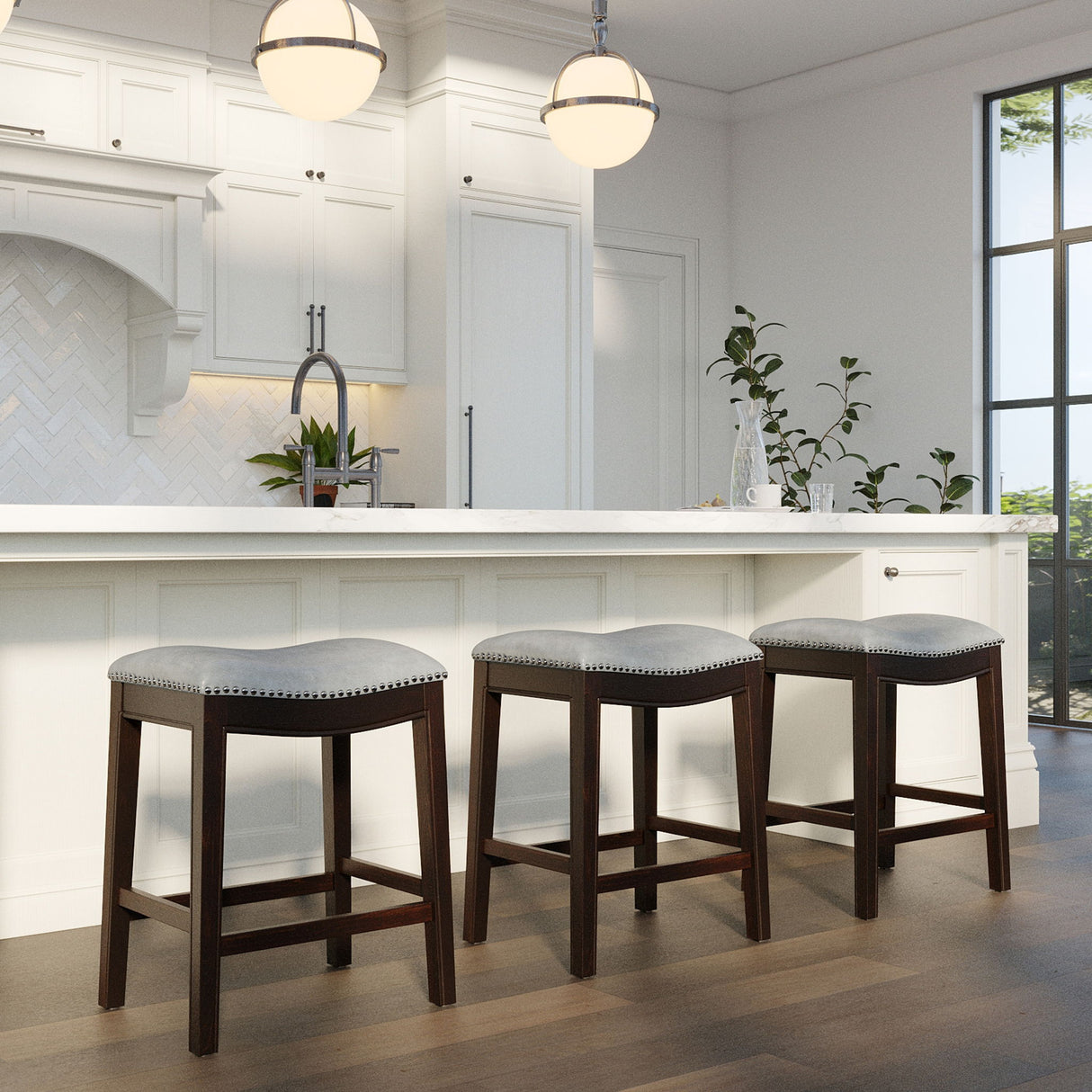 Modern Stool & Nail Head Detailing