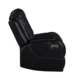 Orion II - Laf Sofa With Power Headrest & Footrest - Black