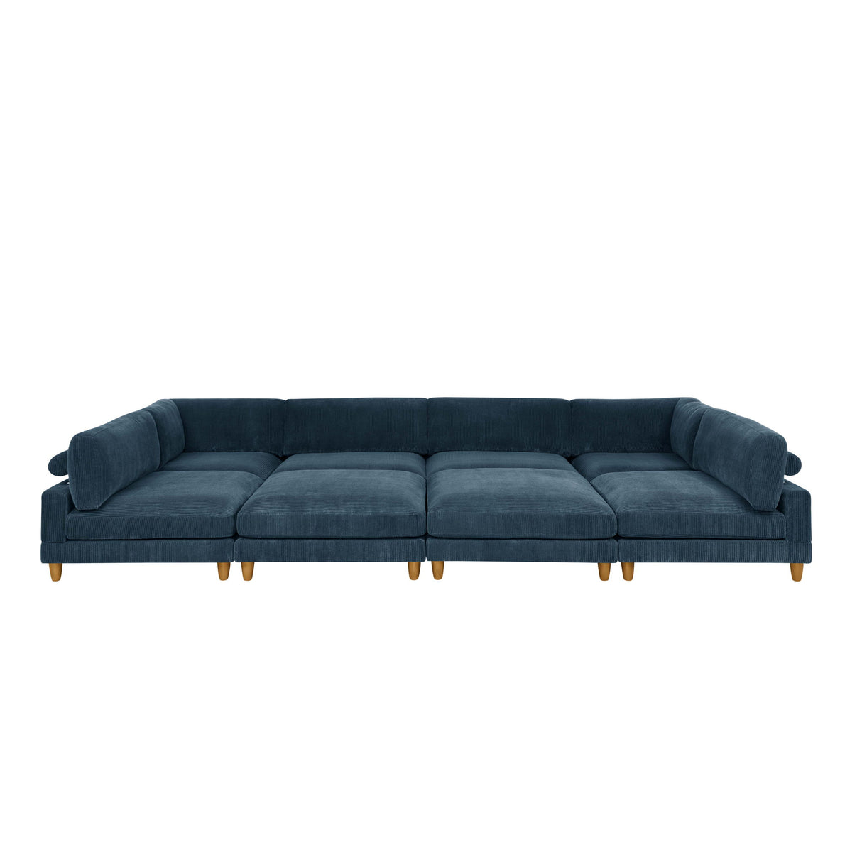Modern Modular Sectional With Adjustable Back Support