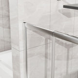 Square Corner Shower Enclosure, Adjustable Frame