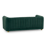 Sofa With Vertical Stripes & Accents