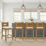 Ren - 26" Counter Height Rubberwood Barstool