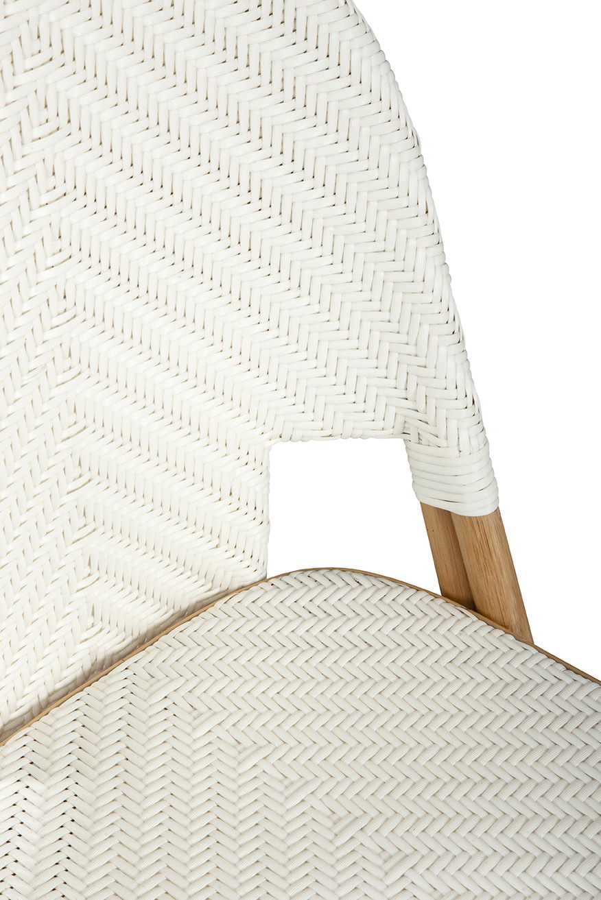 Jade - Side Chair (Set of 2) - White / Light Brown