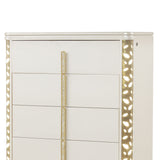 Cinderella - Chest With LED Accents And 5 Storage Drawers - Beige