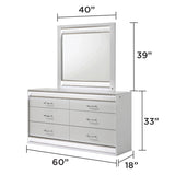 Glam - Bedroom Set With LED Headboard