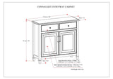 Connaught - Entryway Storage Cabinet - Light Brown