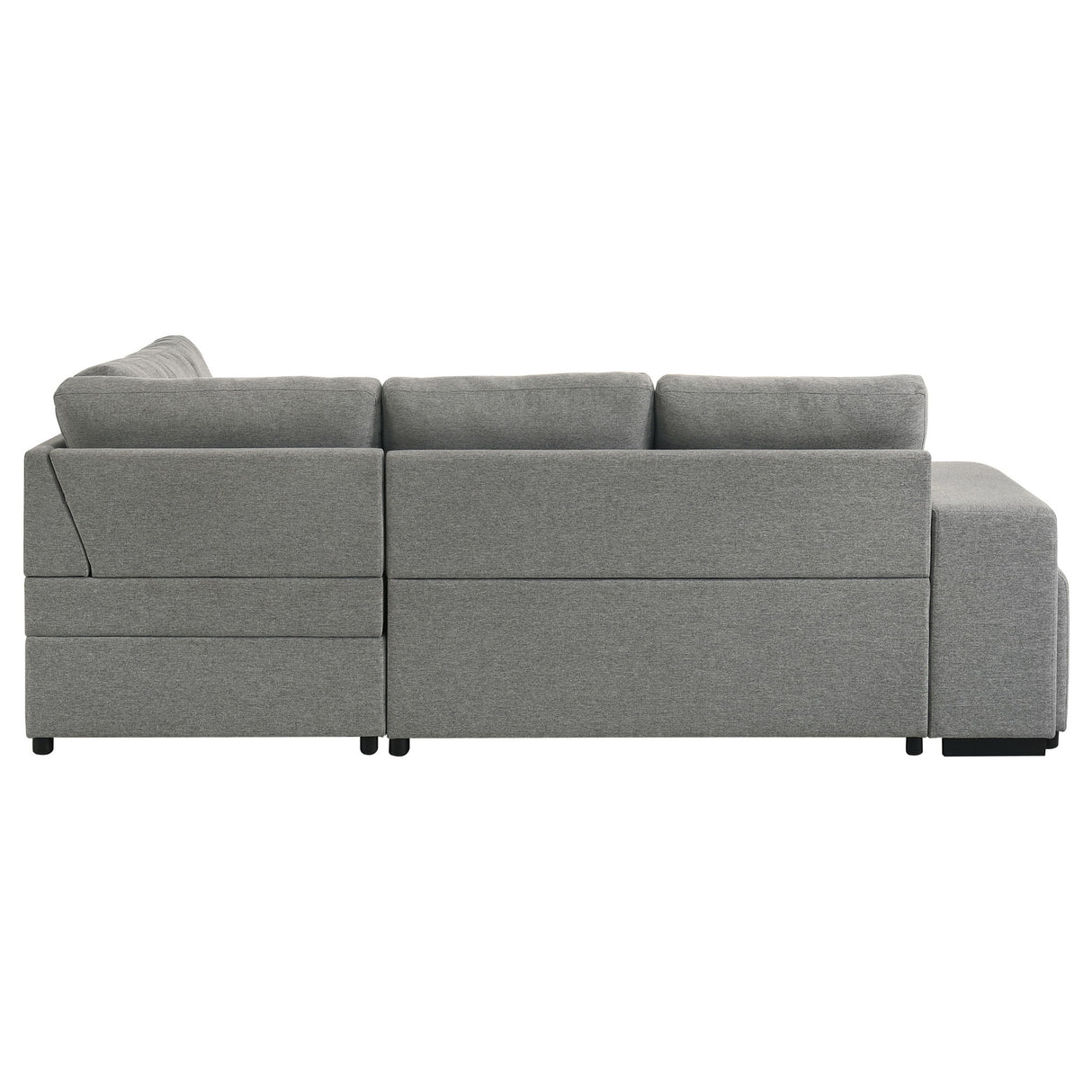 Atkinson - Sleeper Sectional Sofa With Lift Top Chaise - Gray