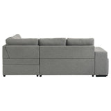 Atkinson - Sleeper Sectional Sofa With Lift Top Chaise - Gray