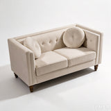 Chesterfield Loveseat 2 Seater Couch For Living Room