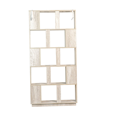 Modern 5 Tier Open Storage Bookcase