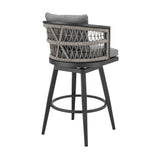 Zella - Outdoor Patio Swivel Counter Stool Set