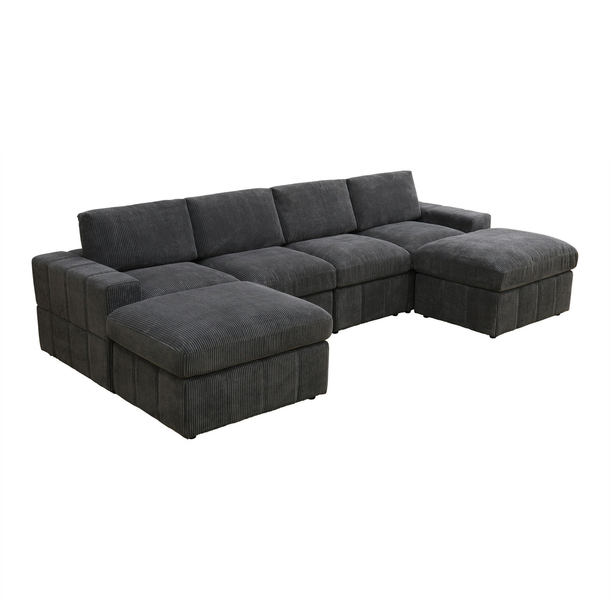 Modular Sectional Sofa, Reversible Set