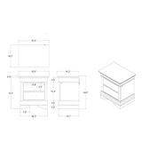 Charlston - Nightstand With LED