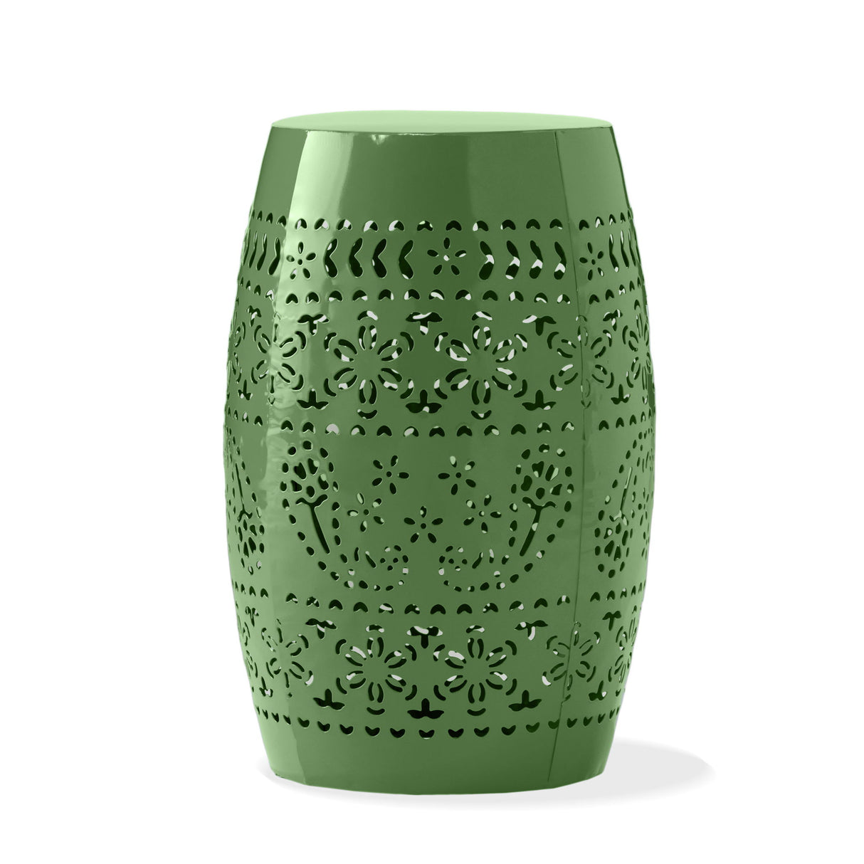 12" Outdoor Lace Cut Side Table