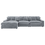 Cassidy - Upholstered Sectional Sofa With Reversible Cushions