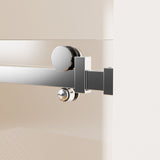 Frameless Single Sliding Shower Door, Sgcc Tempered Glass, Reversible
