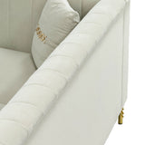 Upholstered 3 Seater Sofas Living Room Furniture (Set of 2)